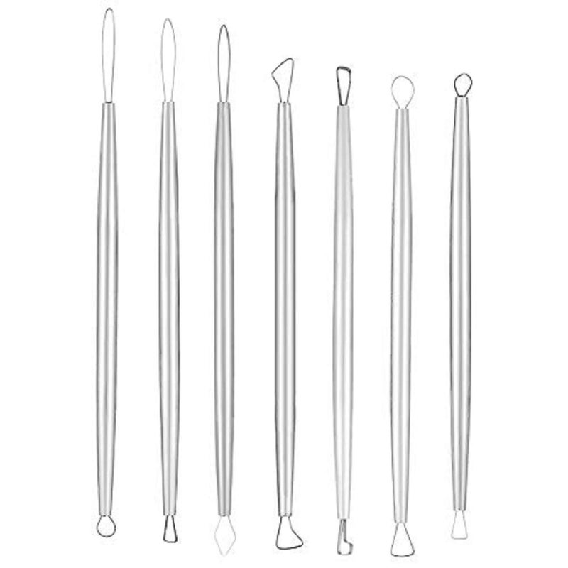 BLUTEYWA Ceramic Pottery & Clay Ribbon Sculpting Tool Kit (Set of 7) - Image 1